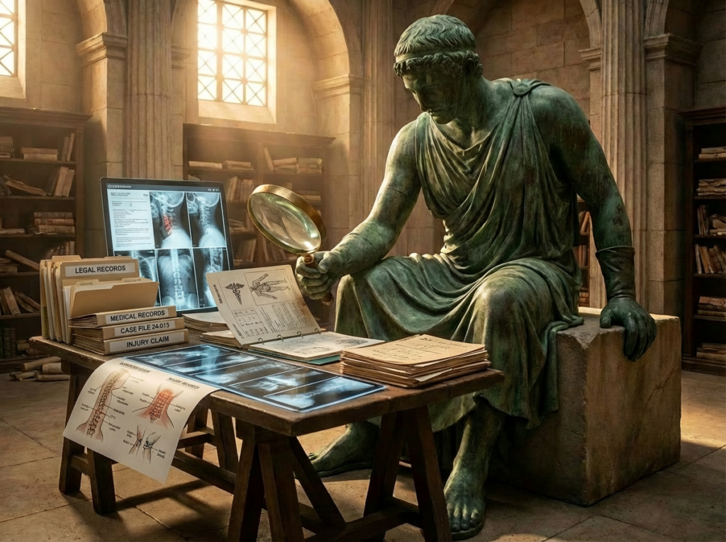 Colossus goes over your medical records with a fine tooth comb to verify if your injuries were caused by the accident and to determine if the treatment is reasonable and necessary.