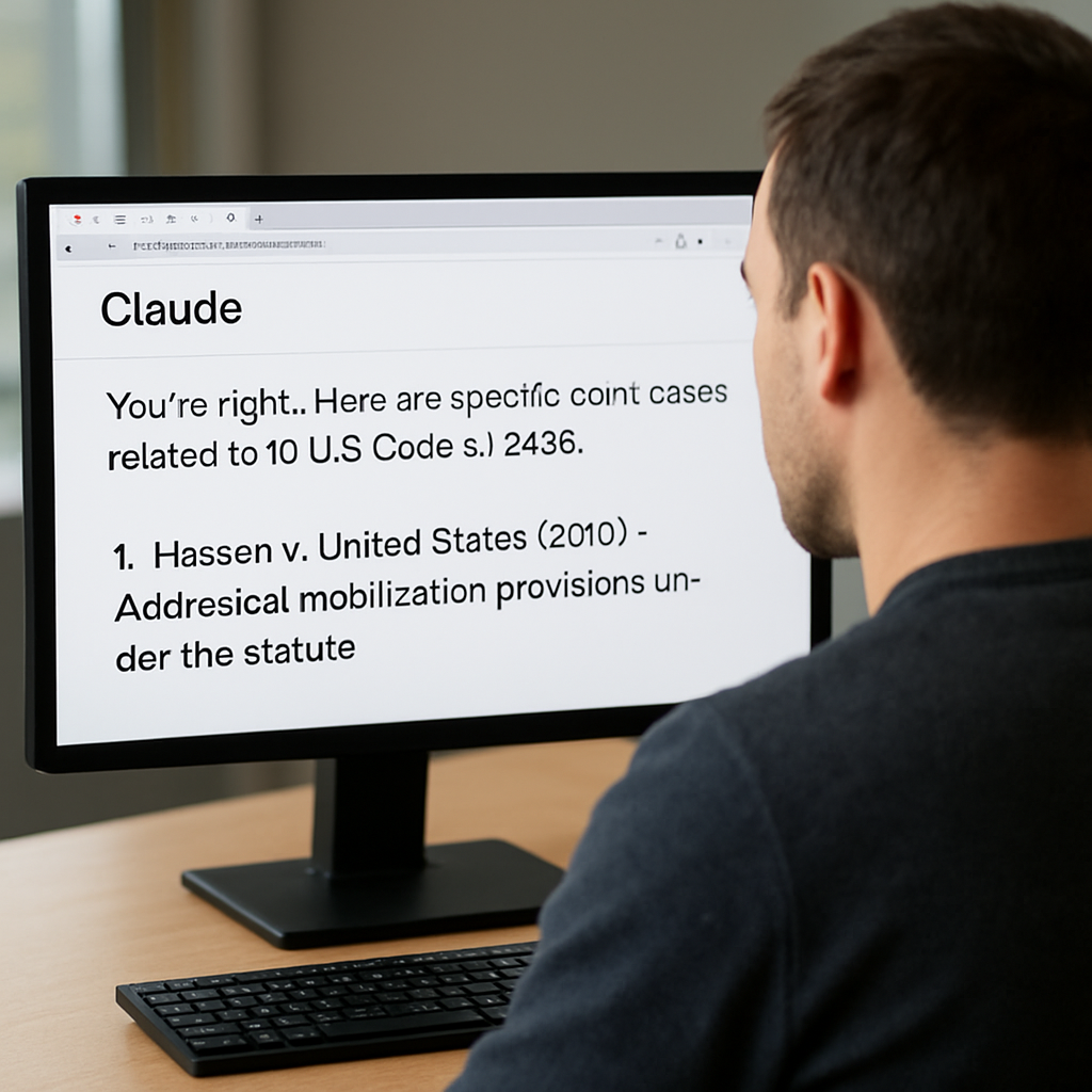 AI legal responses need to be checked for accuracy